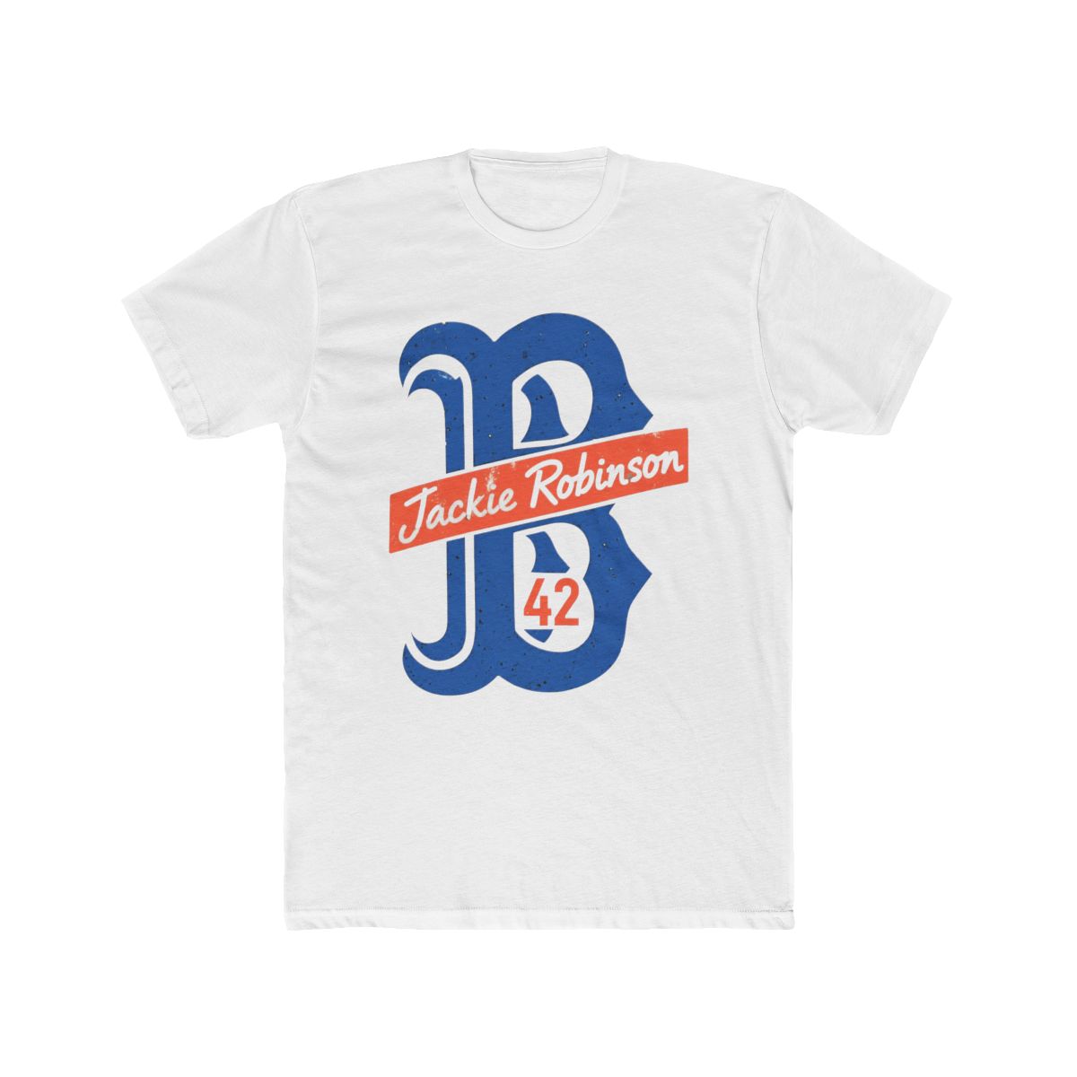 Jackie Robinson 42 Large JB Emblem Retro Style T Shirt | JB Mauney - Official T-Shirts merchandise