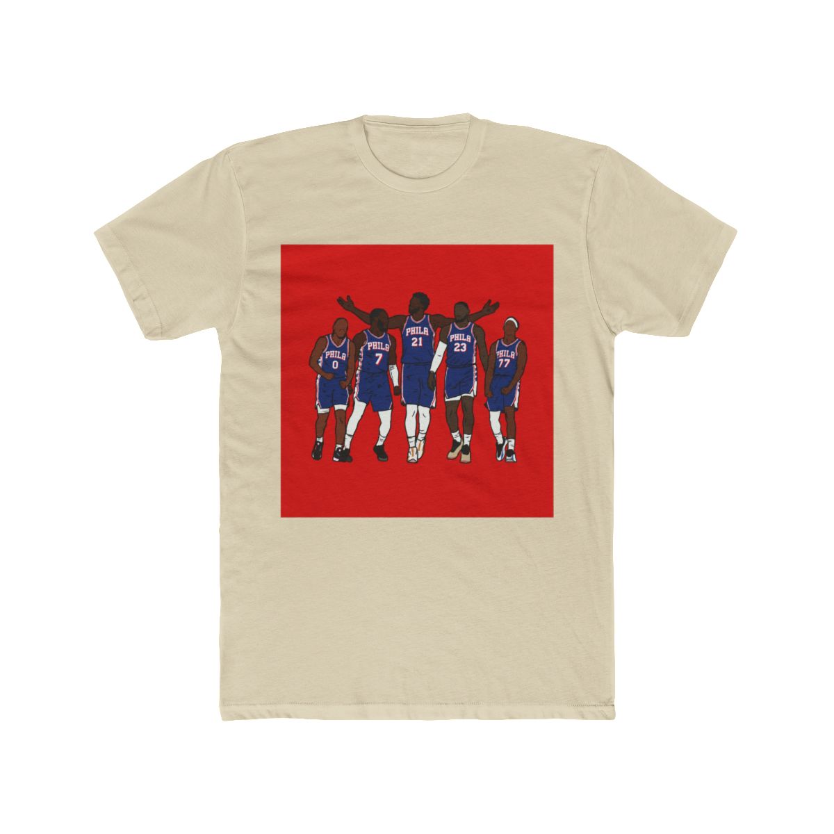 Maxey, JB, Embiid, Bron & VJ T Shirt | JB Mauney - alternate angle 5, merchandise