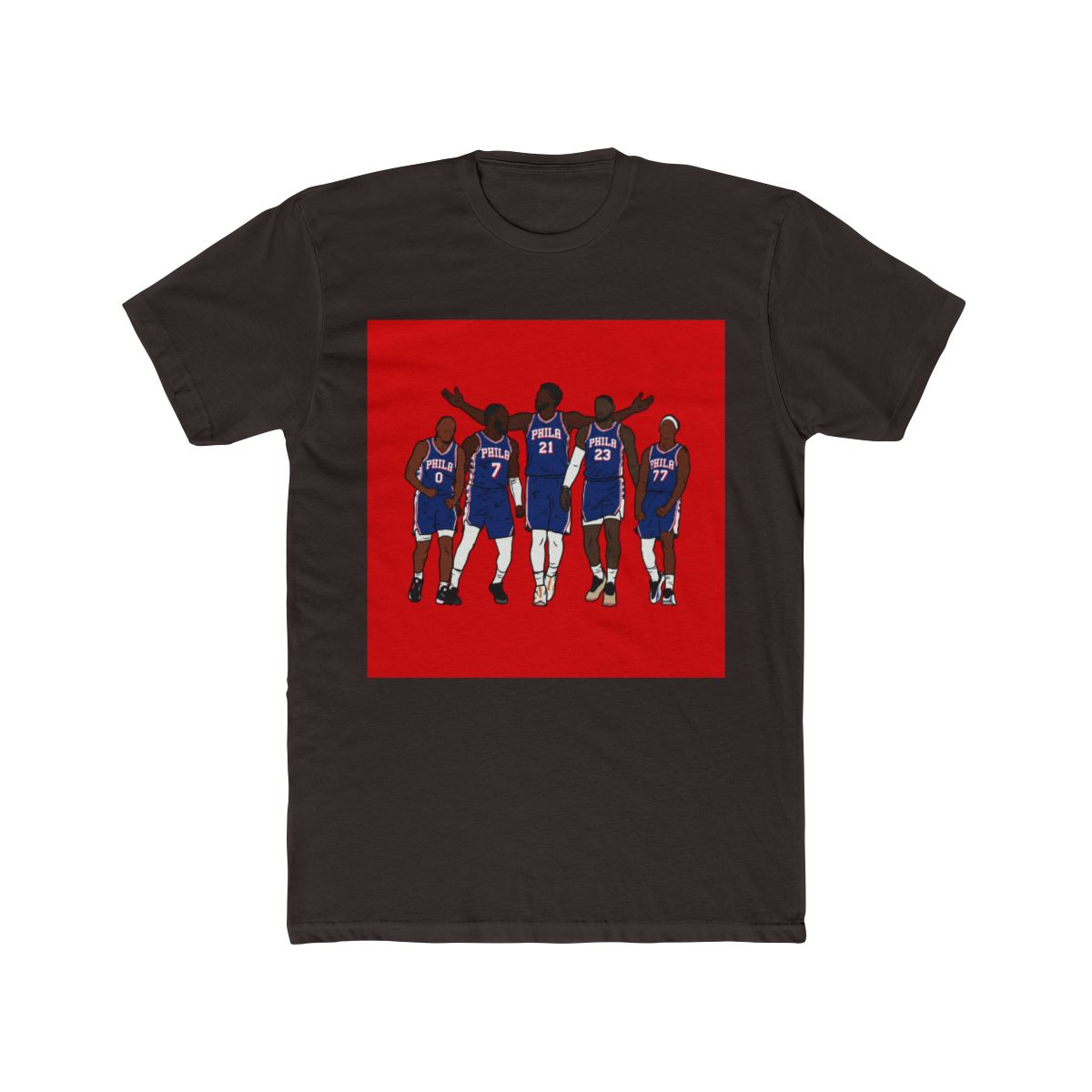 Maxey, JB, Embiid, Bron & VJ T Shirt | JB Mauney - alternate angle 3, merchandise