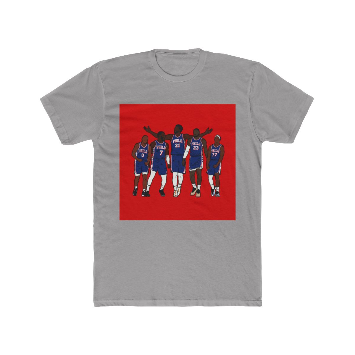Maxey, JB, Embiid, Bron & VJ T Shirt | JB Mauney - alternate angle 2, merchandise