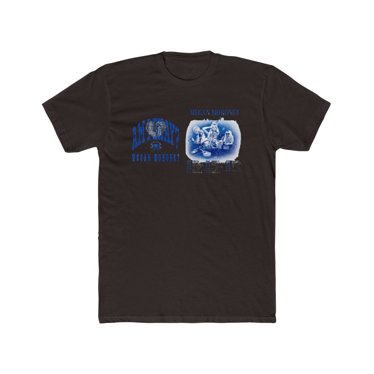 Megan Moroney Am I Okay Tour Merch T Shirt | JB Mauney - alternate angle 3, merchandise
