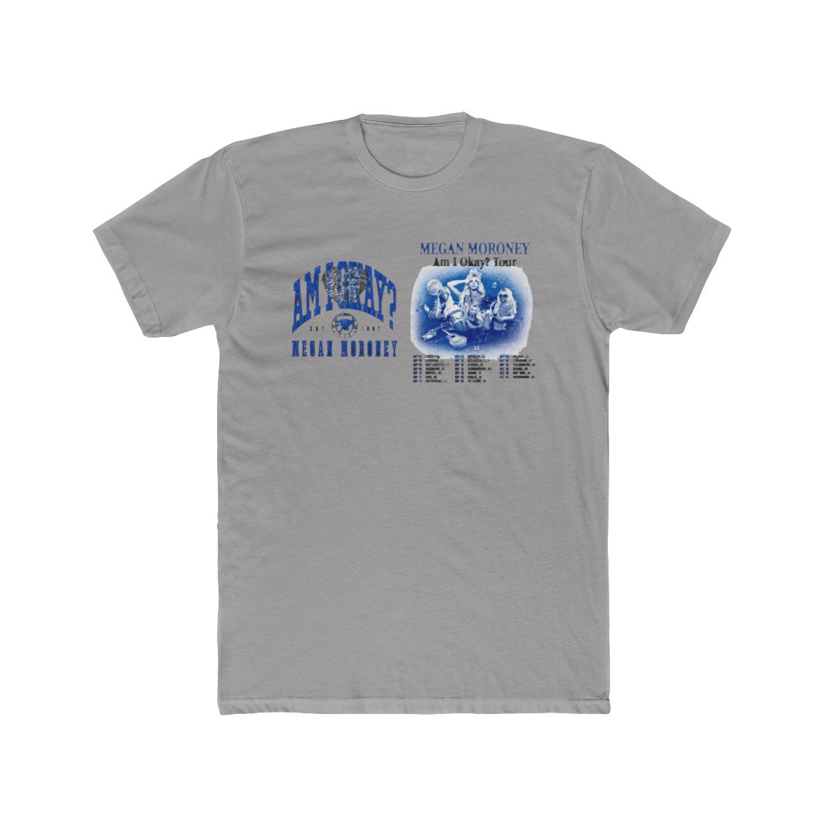 Megan Moroney Am I Okay Tour Merch T Shirt | JB Mauney - alternate angle 2, merchandise