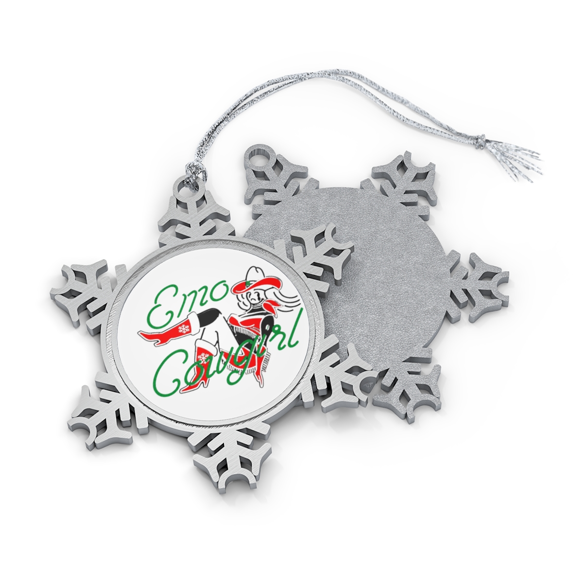 Holiday Emo Cowgirl Ornament | JB Mauney