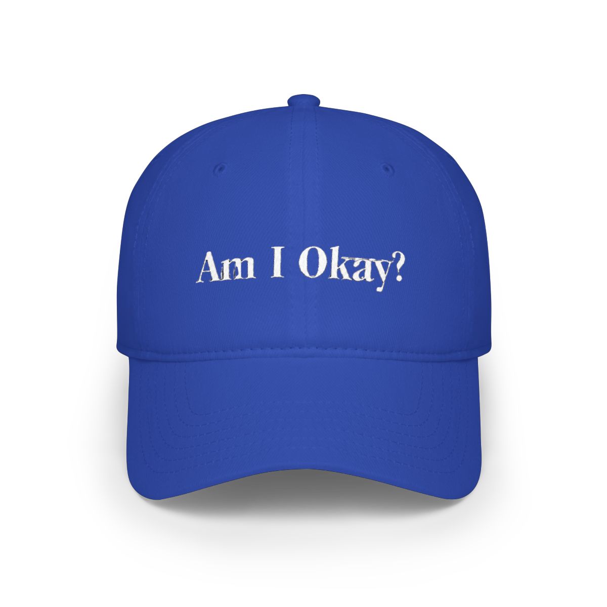 AM I OKAY? Blue Album Hat | JB Mauney - alternate angle 5, merchandise